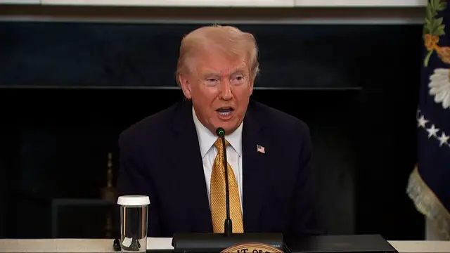 'Video thumbnail for Trump says US will expand strikes on ‘narco-terrorists’ to land'