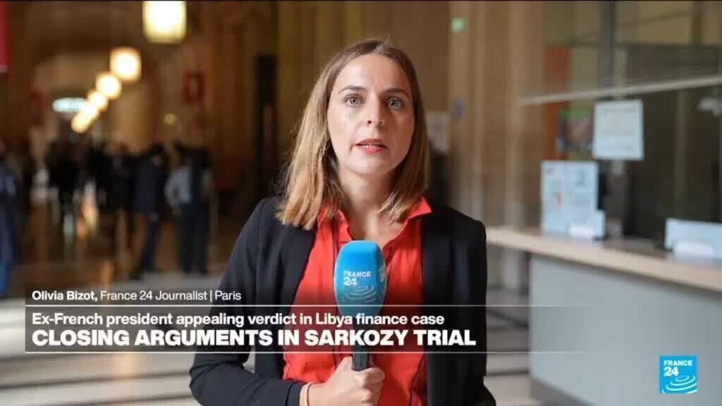 Video thumbnail for Closing arguments in Sarkozy trial: Ex-French pdt appealing verdict in Libya finance case