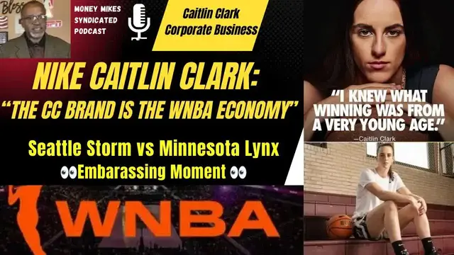 'Video thumbnail for money mike’s syndicated podcast: caitlin clark's wnba impact: ticket sales, economy, and marketing strategy'