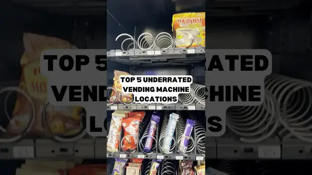 Video thumbnail for Top 5 Underrated Vending Machine Locations