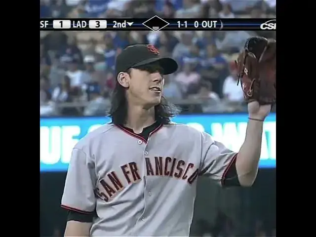 'Video thumbnail for Tim Lincecum’s Wild Pitch 👀'