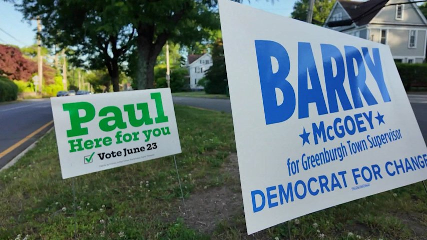 Video thumbnail for Greenburgh supervisor primary heats up as Feiner faces McGoey challenge