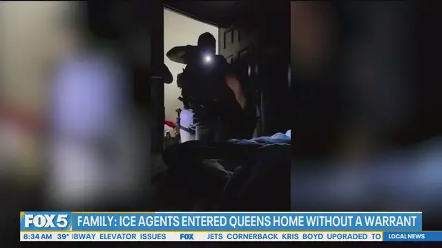 Video thumbnail for ICE agents storm Queens home with guns drawn