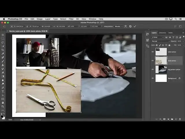 Video thumbnail for How to change the size of the content of selected layers in Photoshop 2022