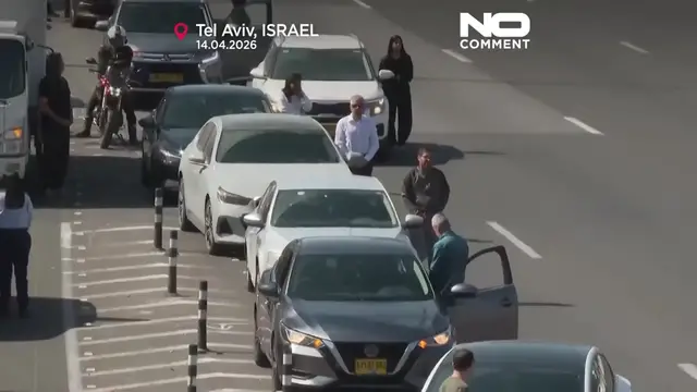 Video thumbnail for Sirens halt Israel for Holocaust Remembrance Day as antisemitism surges