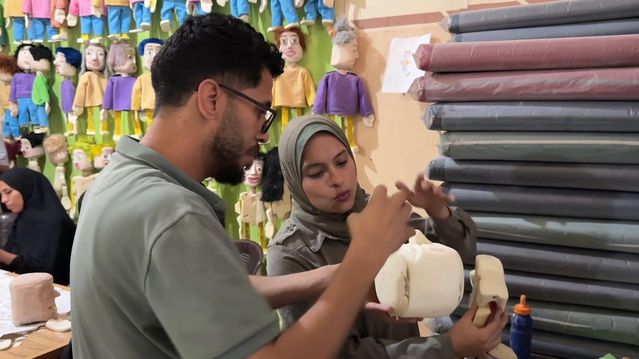 Video thumbnail for Gaza Women Use Therapeutic Puppetry 3.