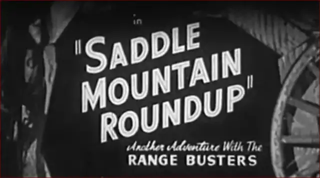 Video thumbnail for Saddle Mountain Roundup (1941)