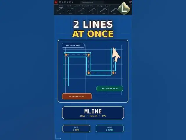 Video thumbnail for Stop Drawing AutoCAD Walls Twice