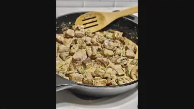 'Video thumbnail for Creamy Steak Bites: Satisfying Budget-Friendly Family Dinners'