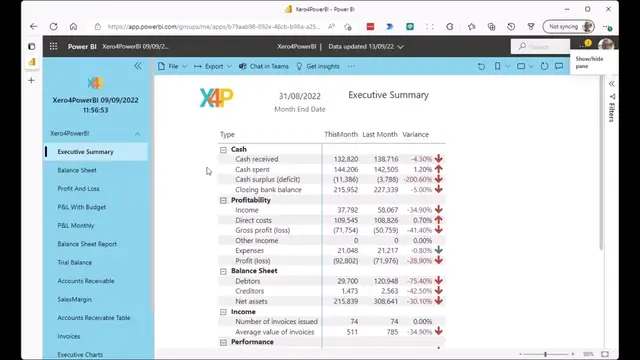 Video thumbnail for Xero4PowerBIDemo
