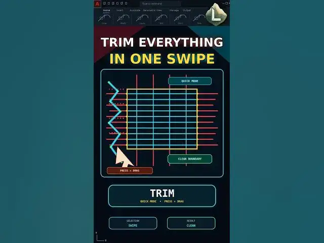 Video thumbnail for Stop Trimming AutoCAD Lines One by One