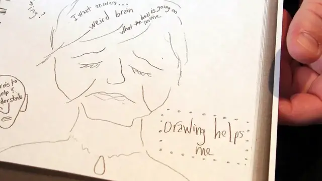 Video thumbnail for A tragic disease is robbing Carol of her memory, but her visual world is still flourishing