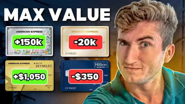 'Video thumbnail for anthony venture: bypass credit card welcome offer jail! amex, delta, hilton & hyatt hacks'