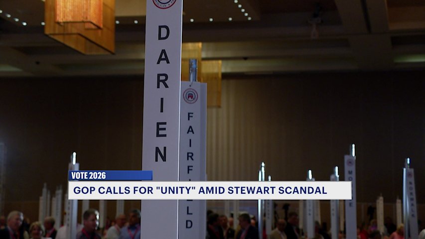 Video thumbnail for 'A time of unity.' CT Republicans look to move on from Erin Stewart scandal at convention