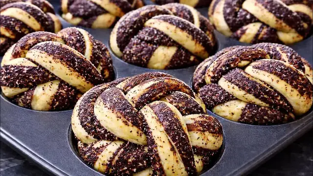 Video thumbnail for The Simplest Poppy Seed Rolls — I Can't Stop Baking Them!