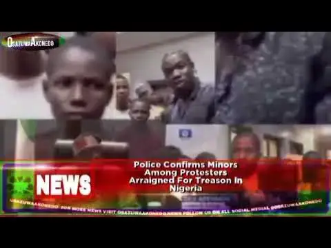 Video thumbnail for Police Confirms Minors Among Protesters Arraigned For Treason In Nigeria