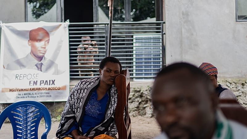 Video thumbnail for Families mourn victims of Congo mine collapse as search for survivors continues