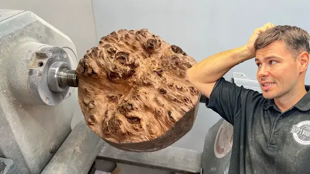 Video thumbnail for Woodturning - It Felt Like Turning a ROCK