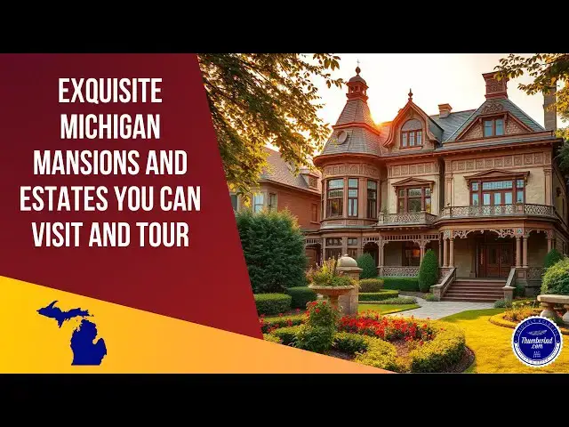 Video thumbnail for 40 Exquisite Michigan Mansions And Estates You Can Visit and Tour