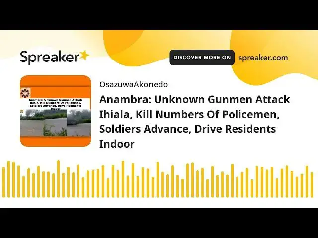 Video thumbnail for Anambra: Unknown Gunmen Attack Ihiala, Kill Numbers Of Policemen, Soldiers Advance, Drive Residents