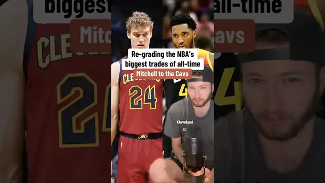 Video thumbnail for (286) donovan mitchell trade: cavs vs jazz re-grade