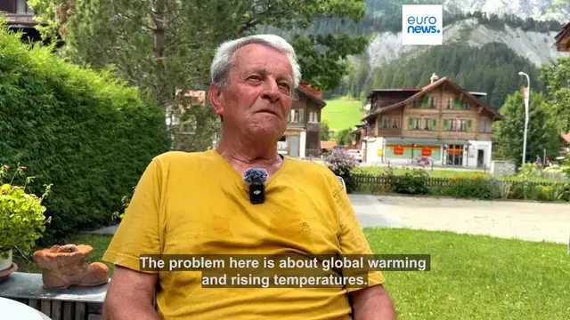 Video thumbnail for Swiss village lives in the shadow of an unstable mountain