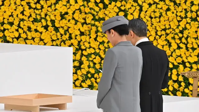 Video thumbnail for Japan: Japan commemorates war dead on 81st anniversary of end of World War II​.