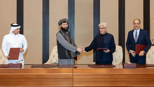 'Video thumbnail for Afghanistan, Pakistan agree to immediate ceasefire after talks in Doha'