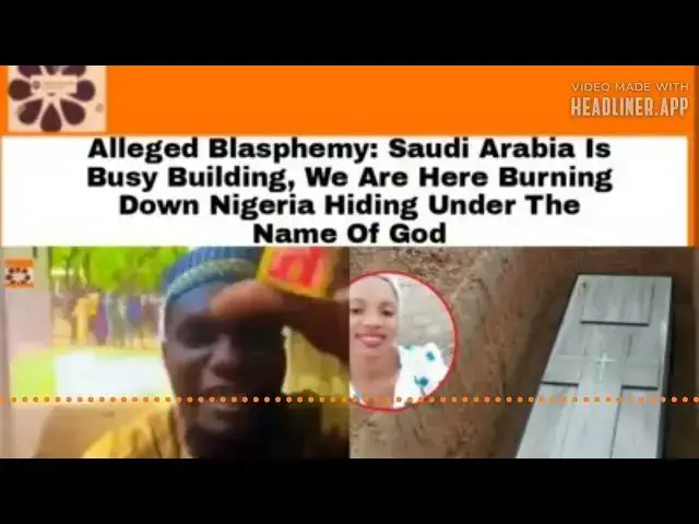 Video thumbnail for Saudi Arabia Is Busy Building, We Are Here Burning Down Nigeria Hiding Under The Name Of God