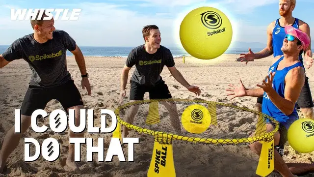 'Video thumbnail for Team USA Volleyball vs. PRO Spikeball Team!'