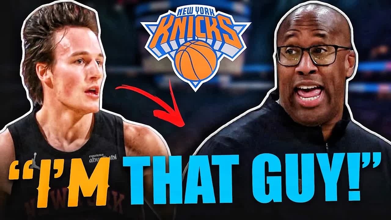 Video thumbnail for knyt: tyler kolek's impressive performance forces knicks rotation rethink