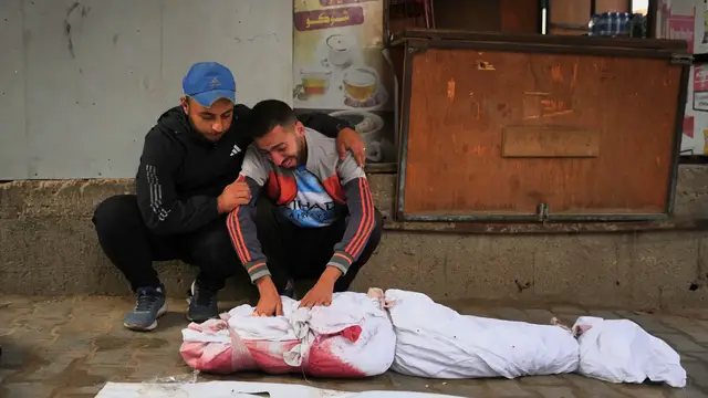 'Video thumbnail for Palestinians in Gaza lose hope in ceasefire after Israel’s deadliest violation yet'