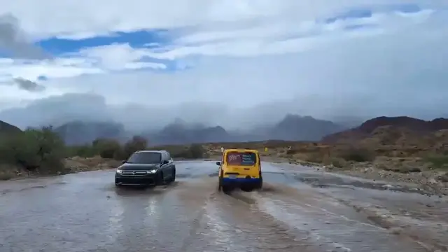 Video thumbnail for US: Tropical Storm Rachel’s Remnants Flood Las Vegas With Record Rainfall.