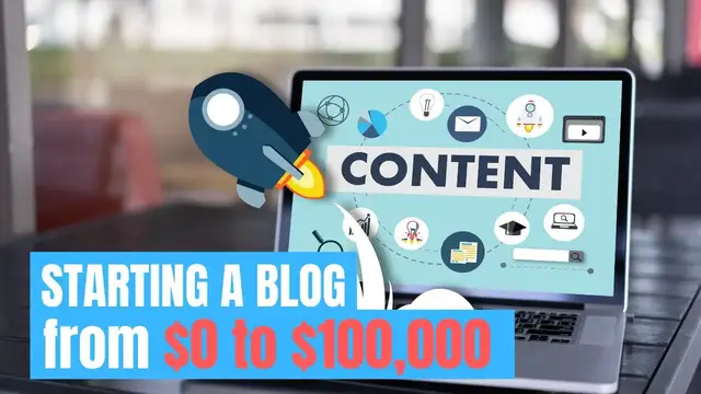 Video thumbnail for Starting A Blog To Make Money (From $0 to $100,000 in 2022)