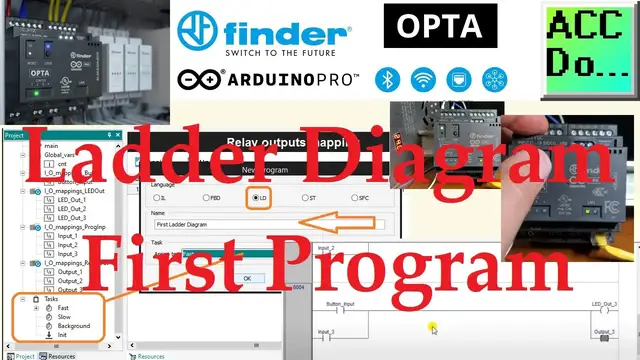 Video thumbnail for Arduino OPTA PLC IDE - Ladder Diagram First Program