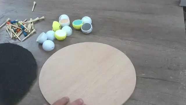 'Video thumbnail for I Made a Clock Out of Golf Balls and Grass!'