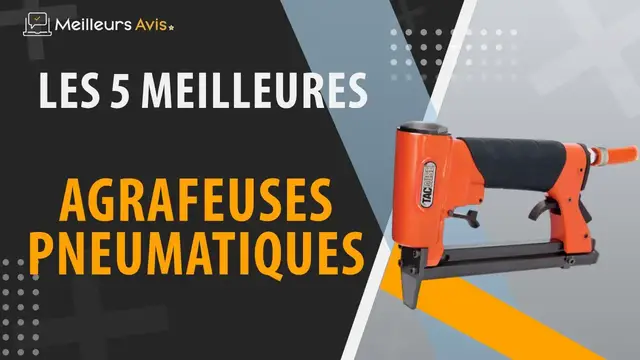 Video thumbnail for ⭐️ MEILLEURE AGRAFEUSE PNEUMATIQUE - Comparatif 2023