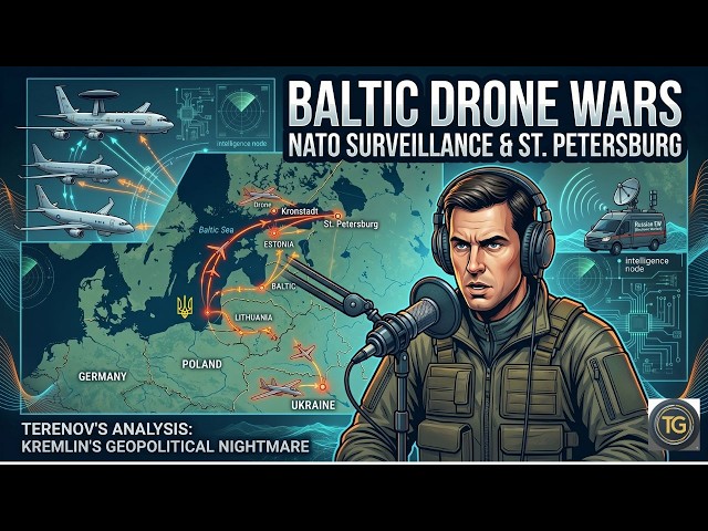 Video thumbnail for NATO Plane Spotted as Drones Strike St. Petersburg? Russia Raises Serious Questions