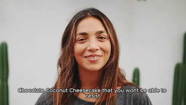 Video thumbnail for Chocolate Coconut Cheesecake