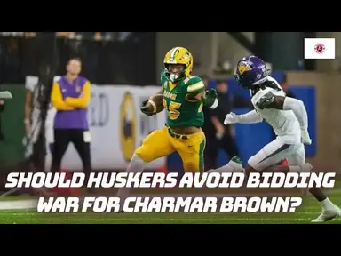 'Video thumbnail for Should Nebraska get into a bidding war for CharMar Brown?'