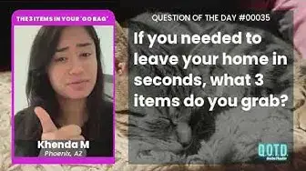 Video thumbnail for Khenda grabs 3 items no one can live without!