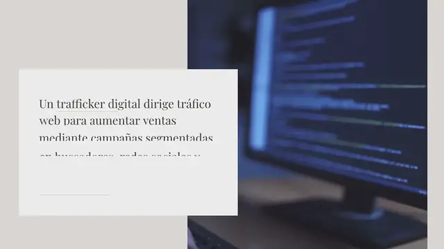Video thumbnail for Trafficker Digital 🌐 Profesión y formación para gestión de inversión en publicidad 💶 Monetiza tráfico segmentado