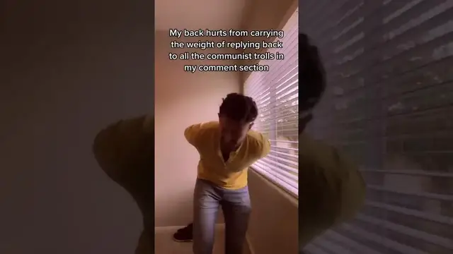 Video thumbnail for Tiktok comments messed up my back