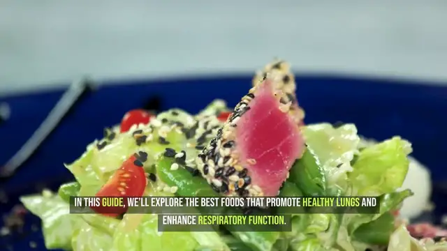 Video thumbnail for Foods That Boost Lung Health