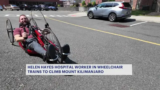 Video thumbnail for Helen Hayes employee from New Jersey aims to summit Mount Kilimanjaro in specialized wheelchair