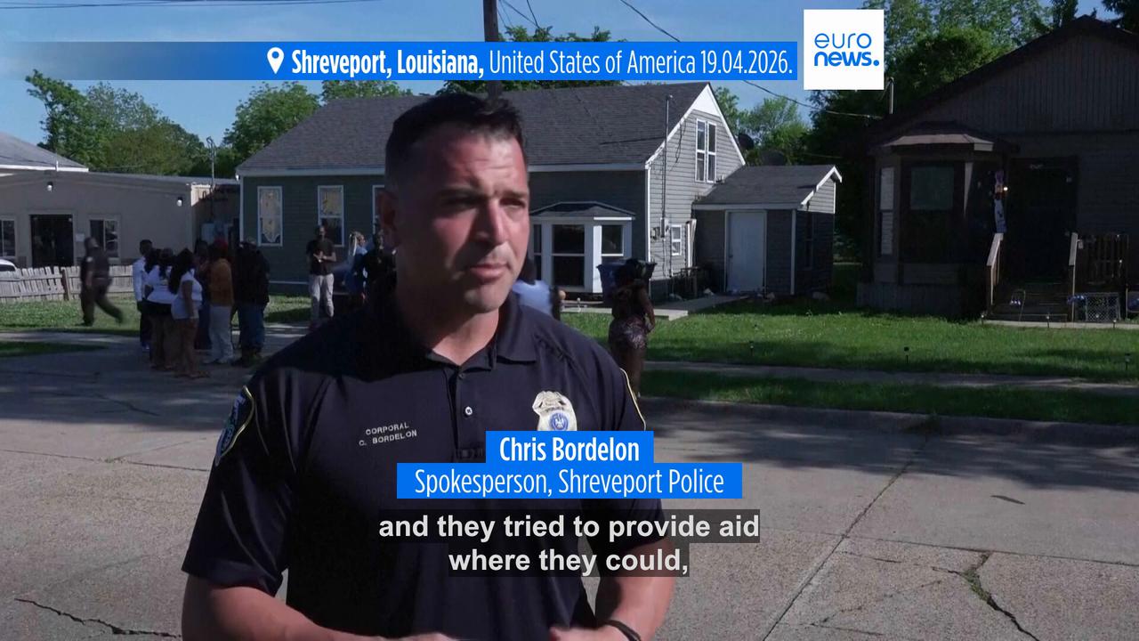 Video thumbnail for Louisiana gunman kills eight children in suspected domestic mass shooting