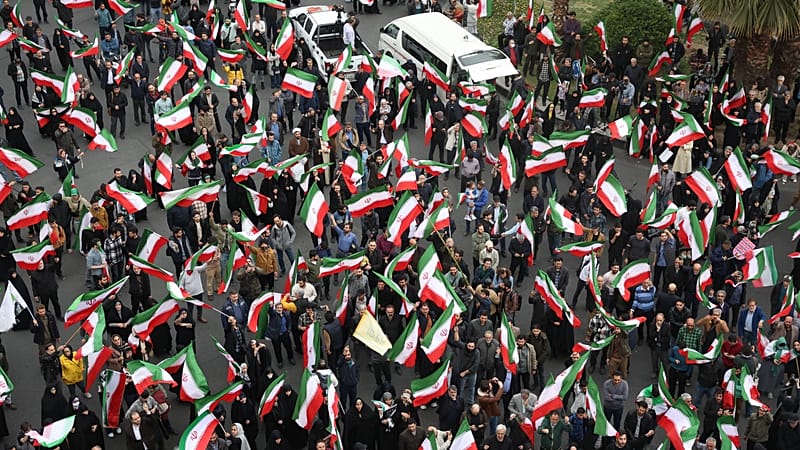 Video thumbnail for Iran fires back at Israel, U.S. bases after attacks