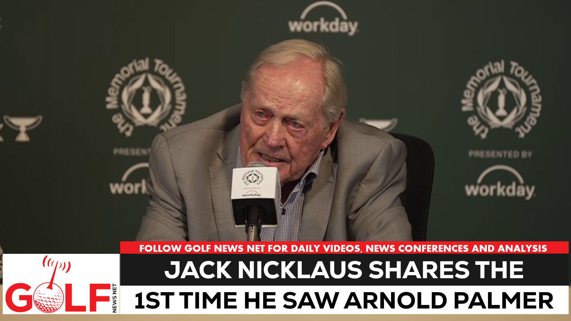 Video thumbnail for Jack Nicklaus shares the first time he saw Arnold Palmer
