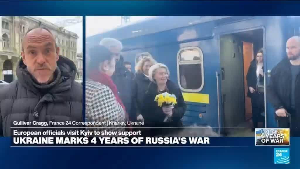 Video thumbnail for Volodymyr Zelensky urges EU to give clear date for Ukraine accession