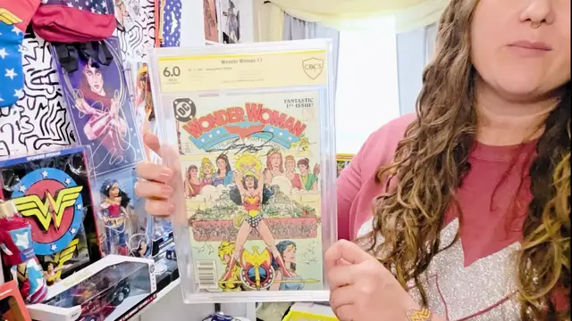 Video thumbnail for Largest collection of Wonder Woman memorabilia - 1,581 by Aleshia Wiley